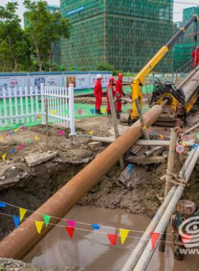 杭州燃?xì)鉃I江二通道穿越錢塘江 將為濱江、蕭山北及亞運場館供氣
